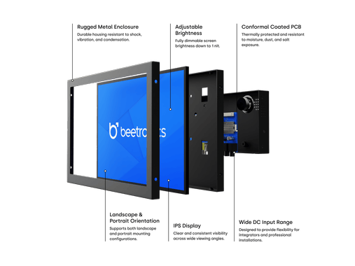 10 Inch Monitor Metal