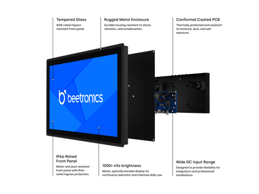 19 Inch Touchscreen Metal (High Brightness)