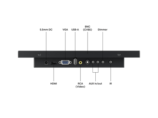 15 Inch Monitor Metal (4:3)