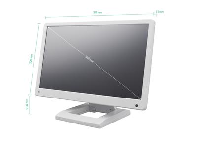 13 inch monitor (white)